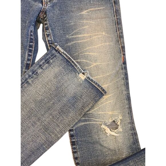 Vintage True Religion Low-Rise Jeans Johnny #112790 | 28 | Y2K USA Straight Leg - Picture 3 of 14